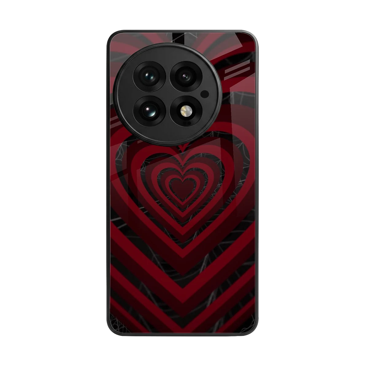 Y2K Hearts X Spider back phone cover | glass case for oneplus 13