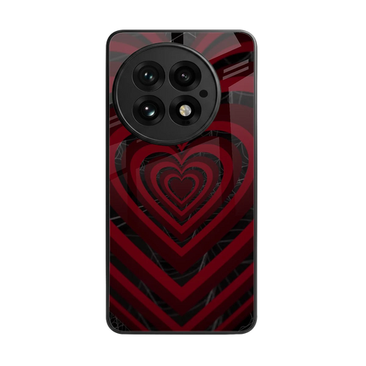 Y2K Hearts X Spider back phone cover | glass case for oneplus 13