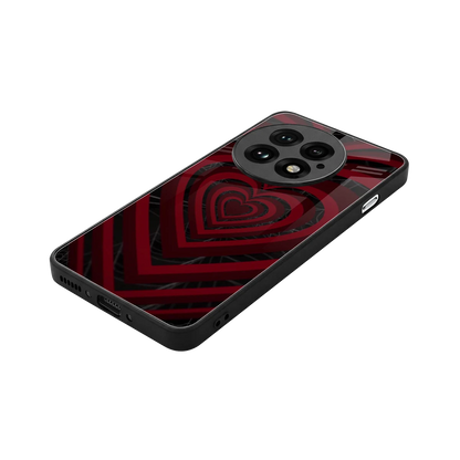 Y2K Hearts X Spider stylish phone case for oneplus 13 | glossy glass and slim fit