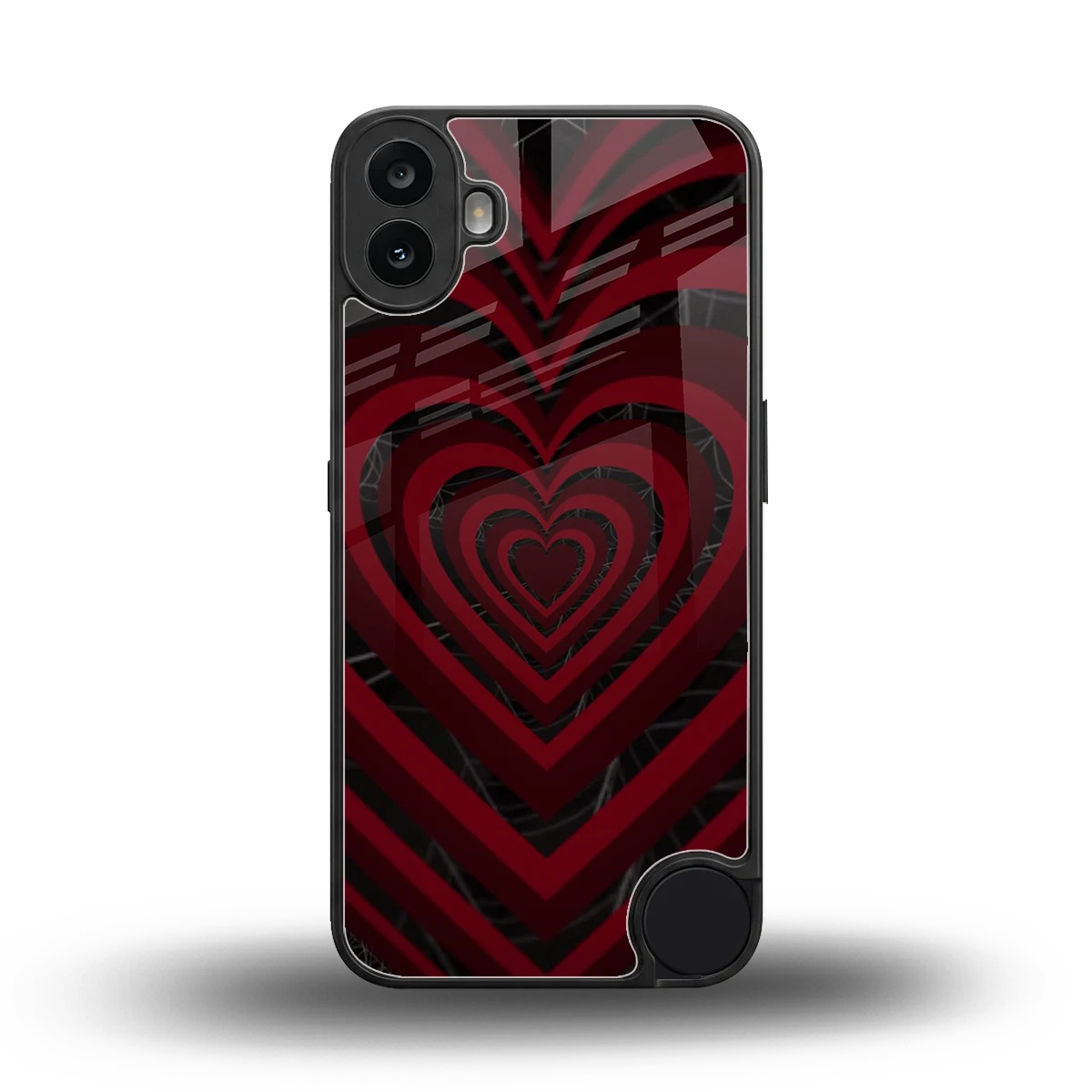 Y2K Hearts X Spider back phone cover | glass case for cmf nothing phone 1