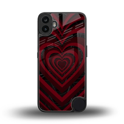 Y2K Hearts X Spider back phone cover | glass case for cmf nothing phone 1