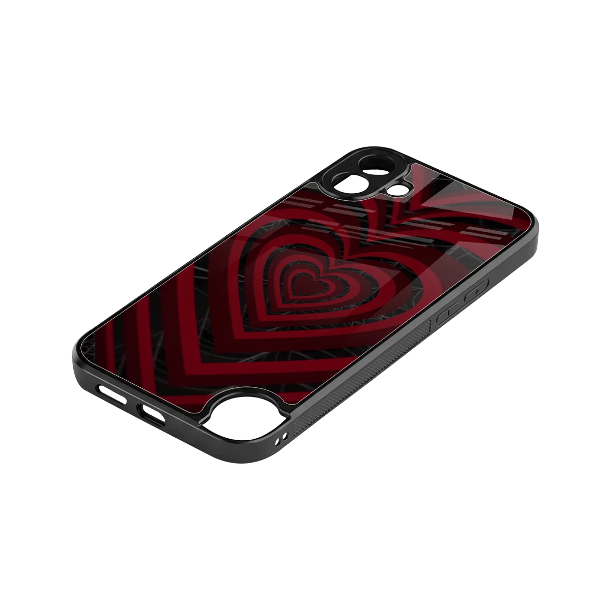Y2K Hearts X Spider stylish phone case for cmf nothing phone 1 | glossy glass and slim fit
