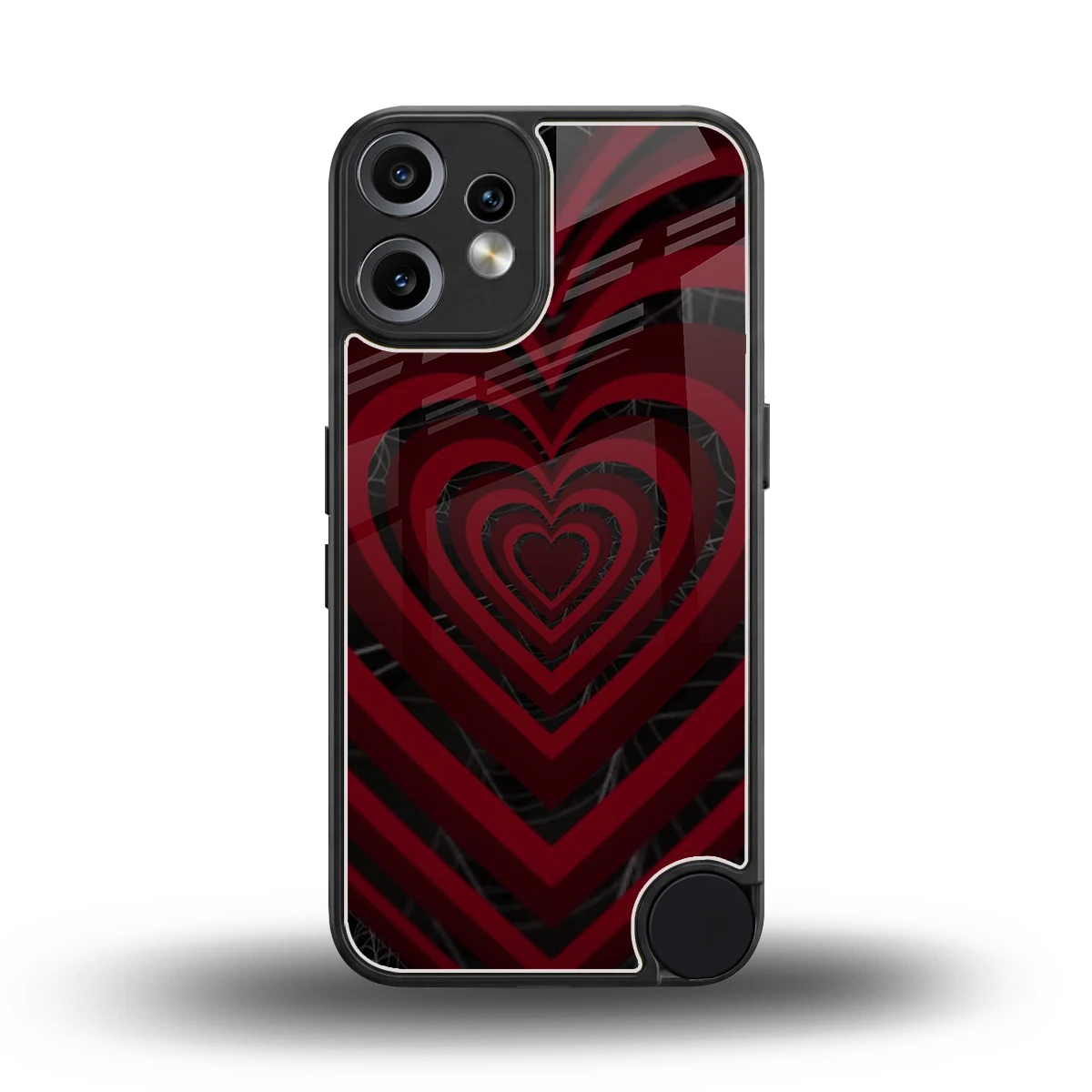 Y2K Hearts X Spider back phone cover | glass case for cmf nothing phone 2 pro