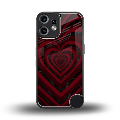 Y2K Hearts X Spider back phone cover | glass case for cmf nothing phone 2 pro