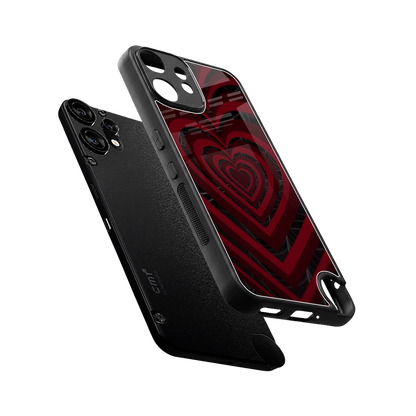 Y2K Hearts X Spider sleek cmf nothing phone 2 pro cover with tempered glass back and TPU edges