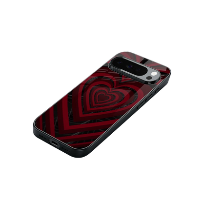 Y2K Hearts X Spider stylish phone case for google pixel 10 pro xl | glossy glass and slim fit