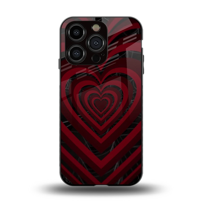 Y2K Hearts X Spider back phone cover | glass case for iphone 13 pro