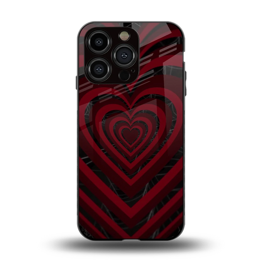 Y2K Hearts X Spider back phone cover | glass case for iphone 13 pro