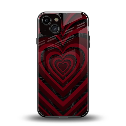 Y2K Hearts X Spider back phone cover | glass case for iphone 13
