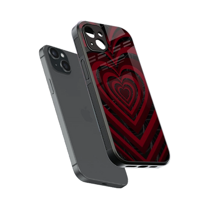 Y2K Hearts X Spider sleek iphone 14 plus cover with tempered glass back and TPU edges