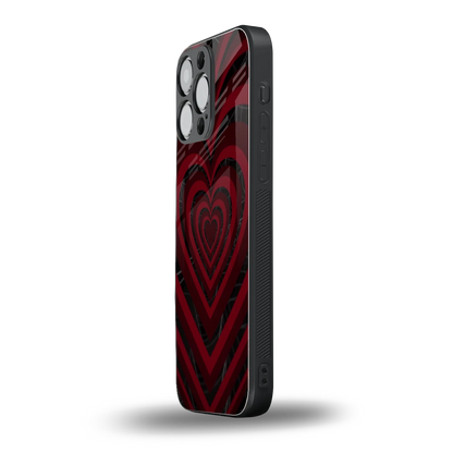 Y2K Hearts X Spider iphone 15 pro max mobile cover | shockproof glass phone case