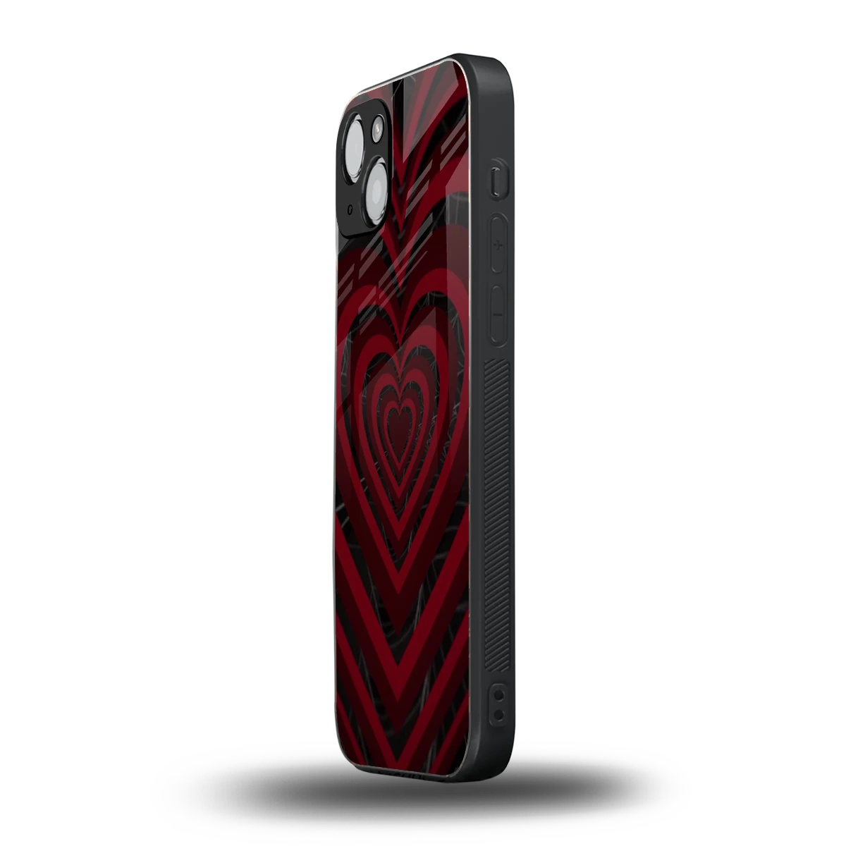 Y2K Hearts X Spider iphone 15 mobile cover | shockproof glass phone case