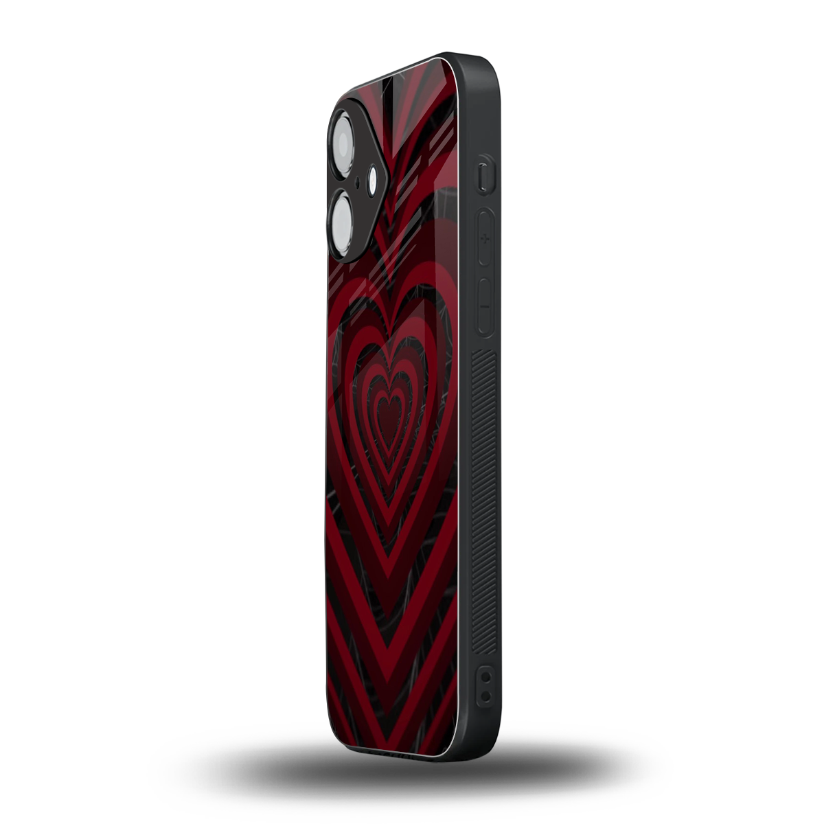 Y2K Hearts X Spider Phone Case for Iphone 16 | Glass Case