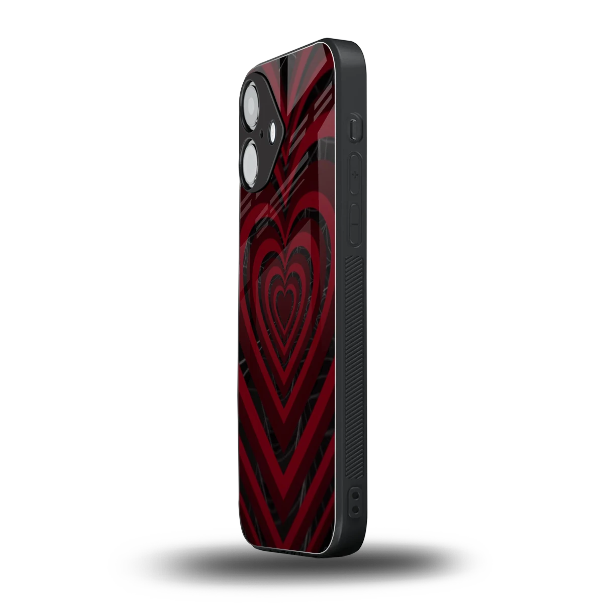 Y2K Hearts X Spider iPhone 16 mobile cover | shockproof glass phone case
