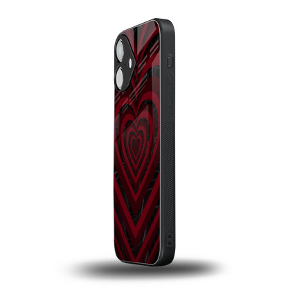 Y2K Hearts X Spider iPhone 16 mobile cover | shockproof glass phone case