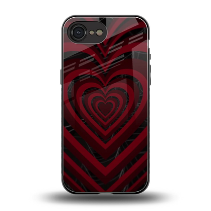 Y2K Hearts X Spider back phone cover | glass case for iphone 16e