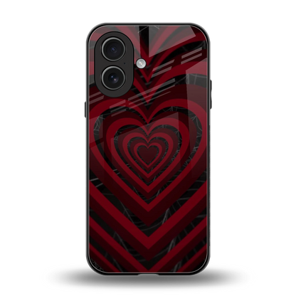 Y2K Hearts X Spider back phone cover | glass case for iphone 17