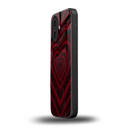 Y2K Hearts X Spider iphone 17 mobile cover | shockproof glass phone case