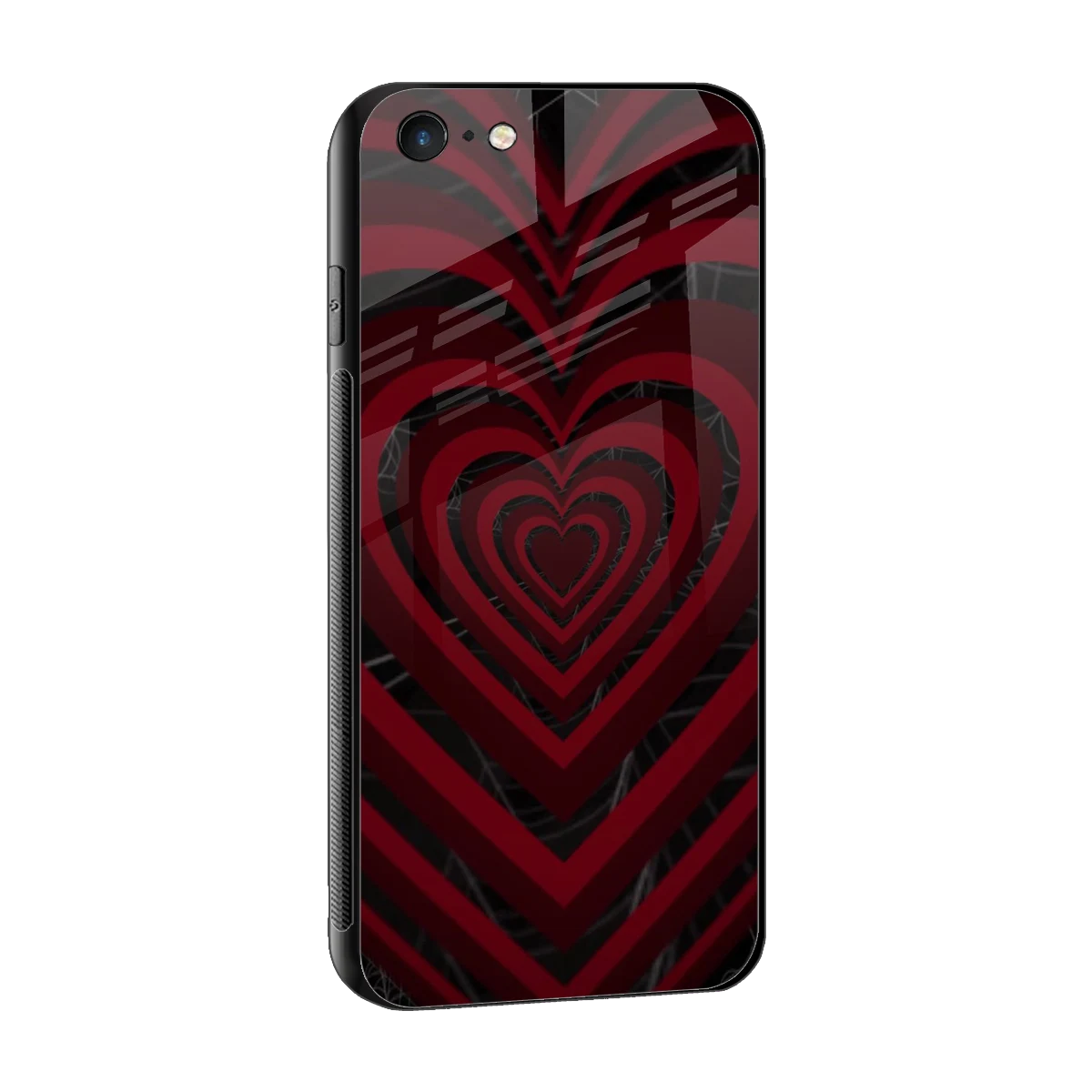 Y2K Hearts X Spider sleek iphone 6 cover with tempered glass back and TPU edges