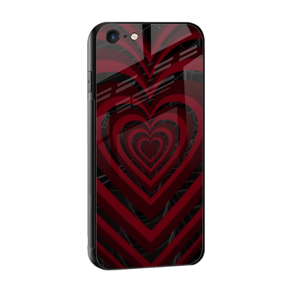 Y2K Hearts X Spider sleek iphone 6 cover with tempered glass back and TPU edges