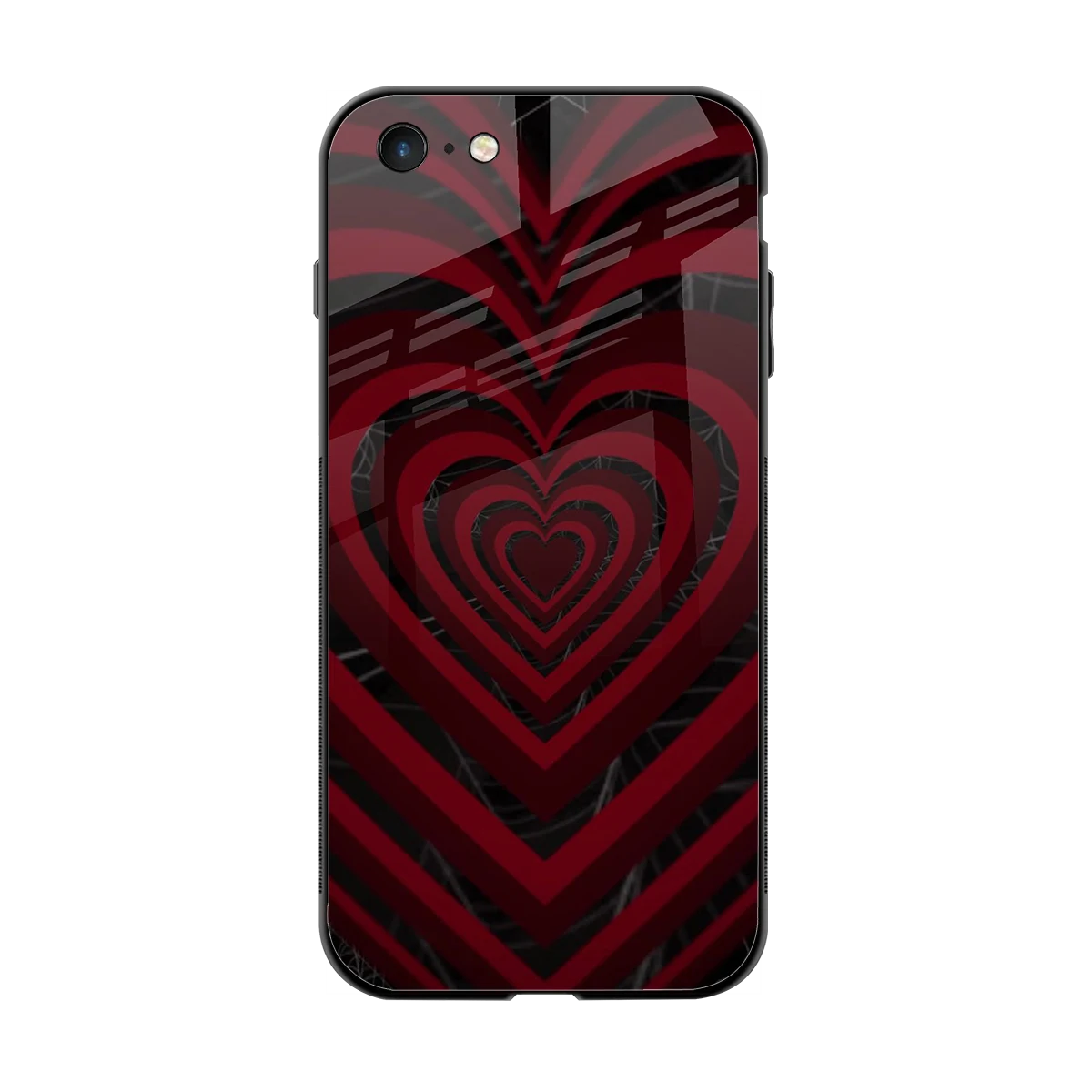 Y2K Hearts X Spider back phone cover | glass case for iphone 6s