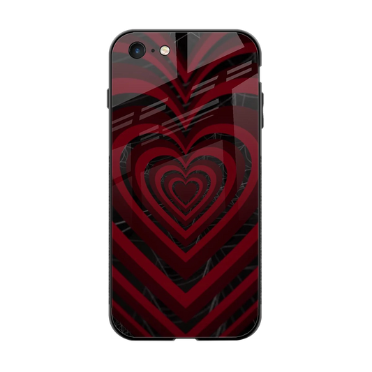 Y2K Hearts X Spider back phone cover | glass case for iphone 6s