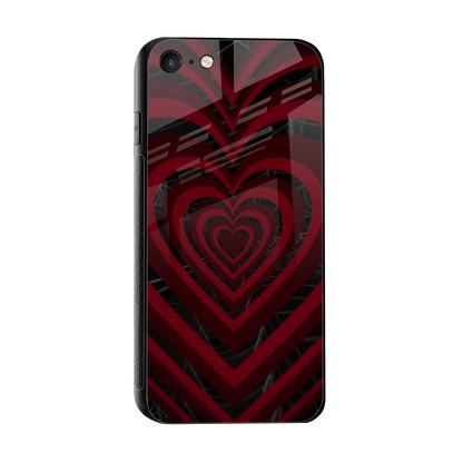 Y2K Hearts X Spider sleek iphone 7 cover with tempered glass back and TPU edges