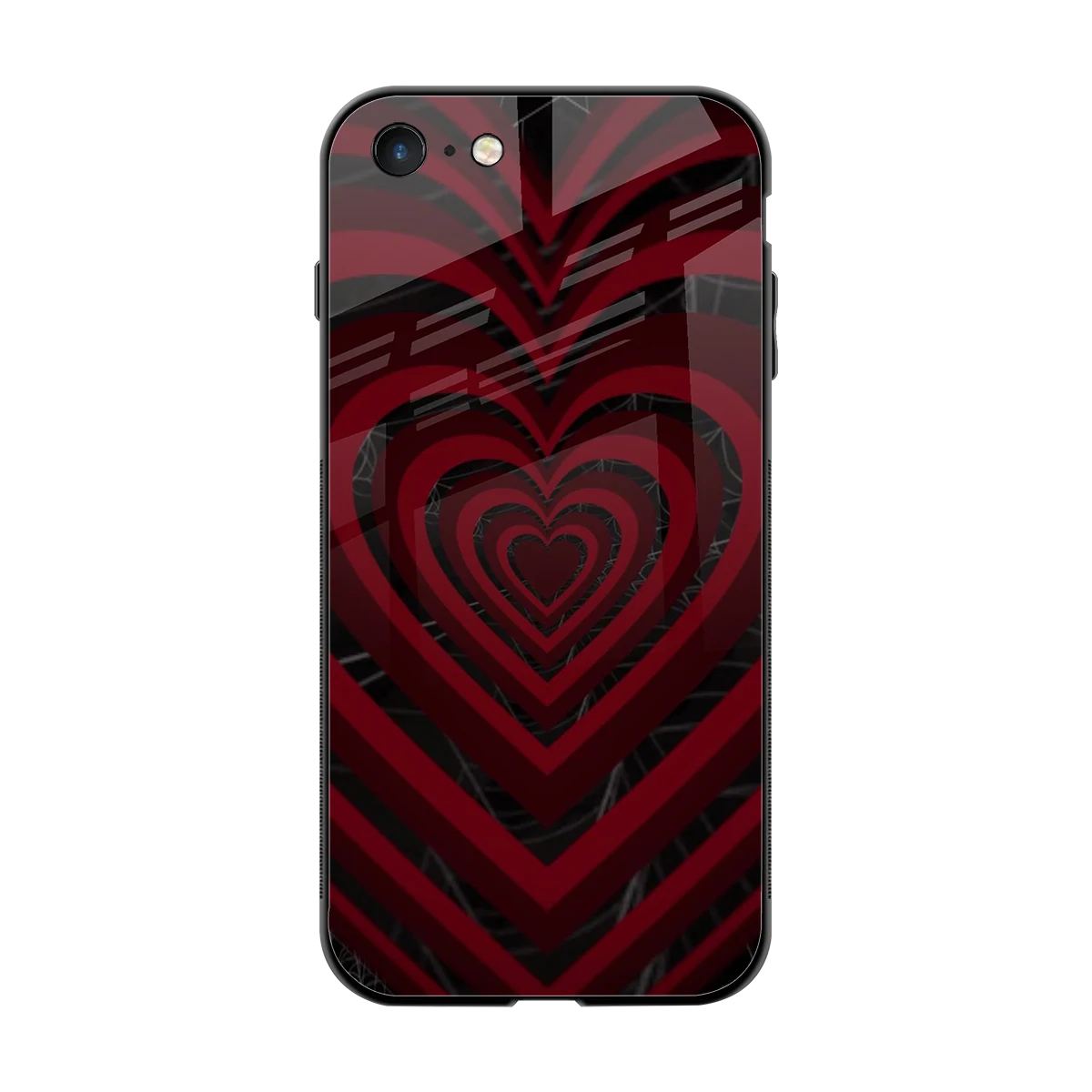 Y2K Hearts X Spider back phone cover | glass case for iphone 7