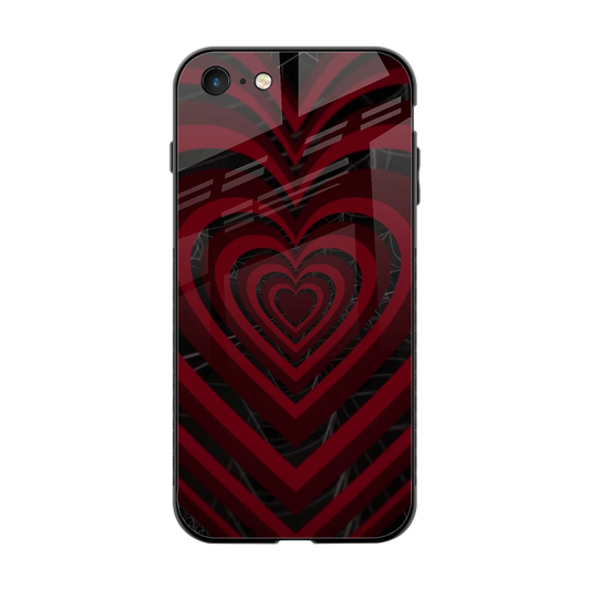 Y2K Hearts X Spider back phone cover | glass case for iphone 7