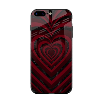 Y2K Hearts X Spider back phone cover | glass case for iphone 7 plus