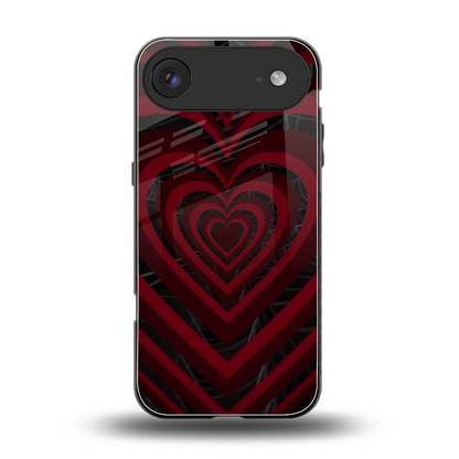 Y2K Hearts X Spider back phone cover | glass case for iphone air