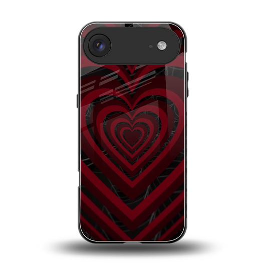 Y2K Hearts X Spider back phone cover | glass case for iphone air