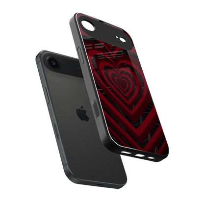 Y2K Hearts X Spider sleek iphone air cover with tempered glass back and TPU edges