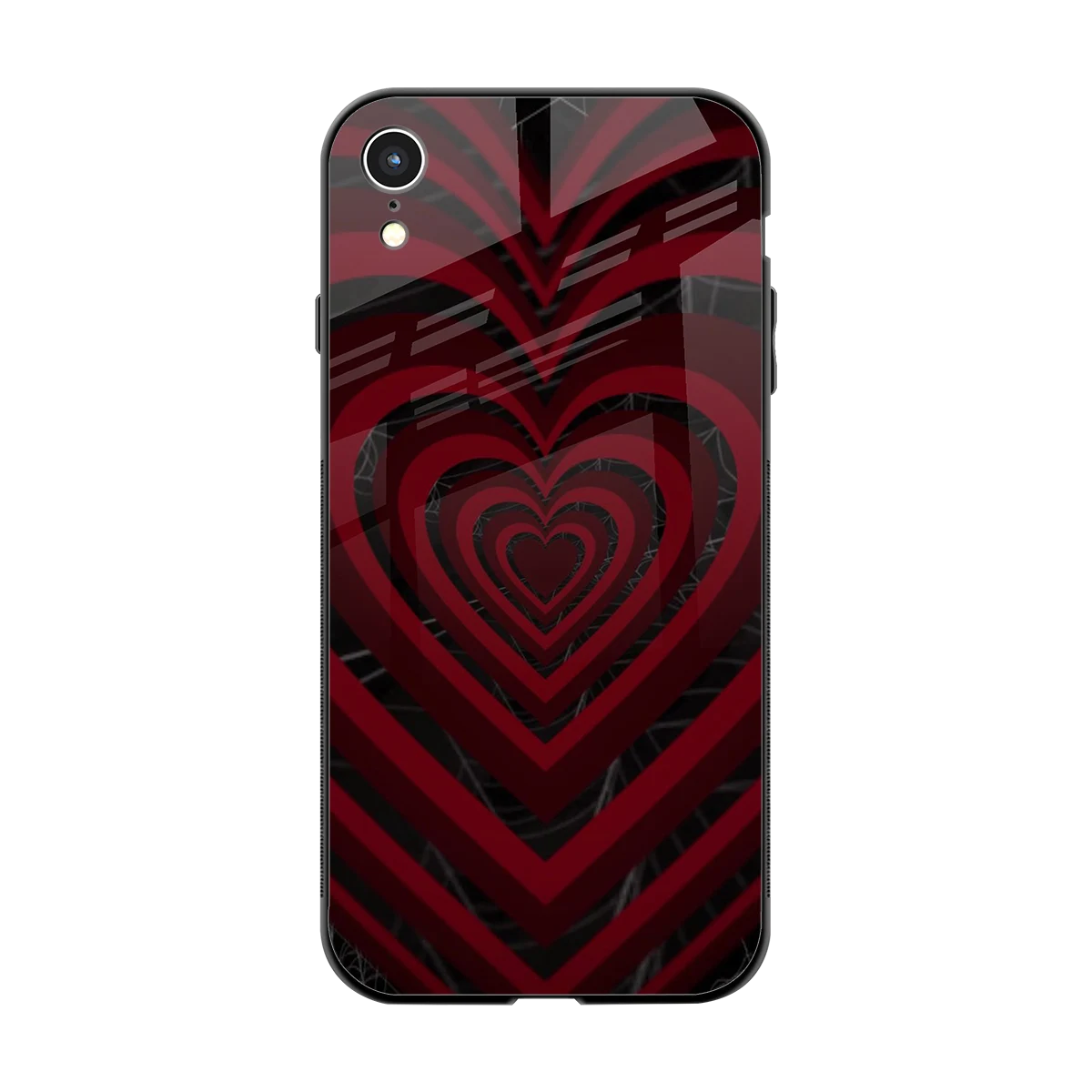 Y2K Hearts X Spider back phone cover | glass case for iphone xr