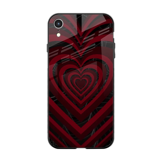Y2K Hearts X Spider back phone cover | glass case for iphone xr