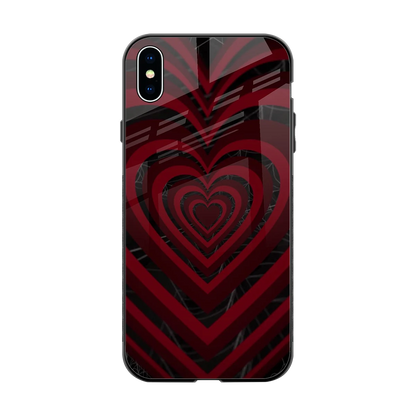Y2K Hearts X Spider back phone cover | glass case for iphone xs max