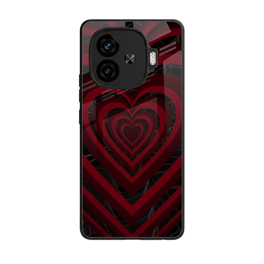 Y2K Hearts X Spider back phone cover | glass case for iqoo neo 10r 5g