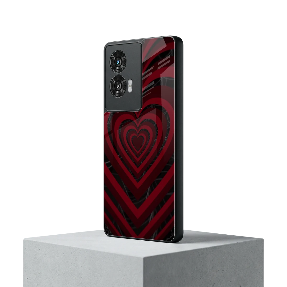 Y2K Hearts X Spider motorola edge 50 fusion mobile cover | shockproof glass phone case