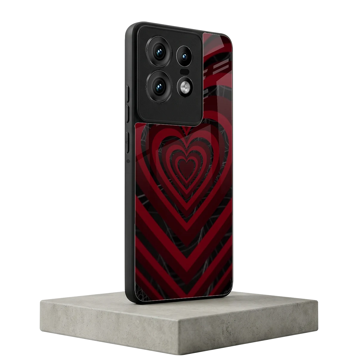 Y2K Hearts X Spider motorola edge 50 pro mobile cover | shockproof glass phone case