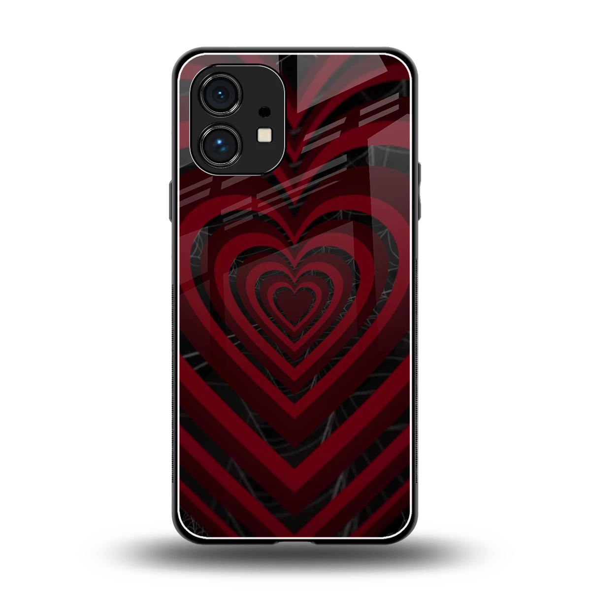 Y2K Hearts X Spider back phone cover | glass case for nothing phone 1