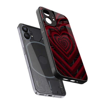 Y2K Hearts X Spider sleek nothing phone 1 cover with tempered glass back and TPU edges