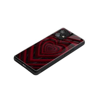 Y2K Hearts X Spider stylish phone case for nothing phone 1 | glossy glass and slim fit