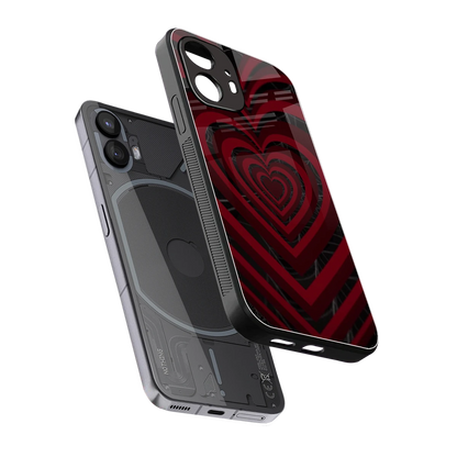 Y2K Hearts X Spider sleek nothing phone 2 cover with tempered glass back and TPU edges