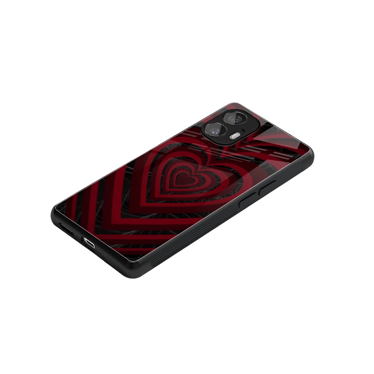 Y2K Hearts X Spider stylish phone case for nothing phone 2 | glossy glass and slim fit