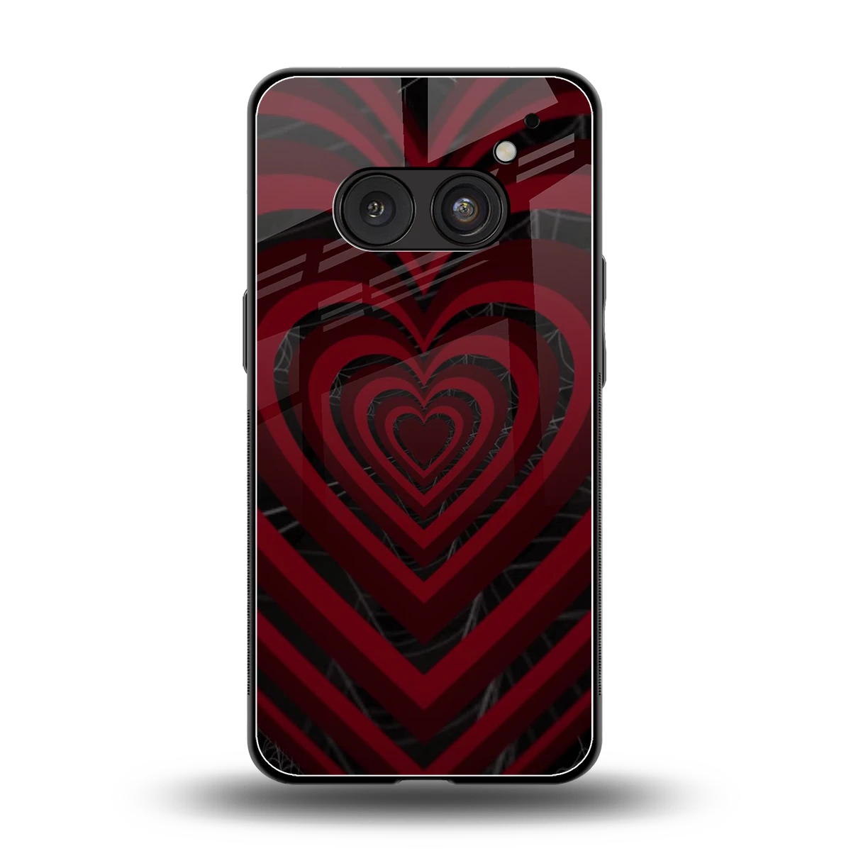 Y2K Hearts X Spider back phone cover | glass case for nothing phone 2a