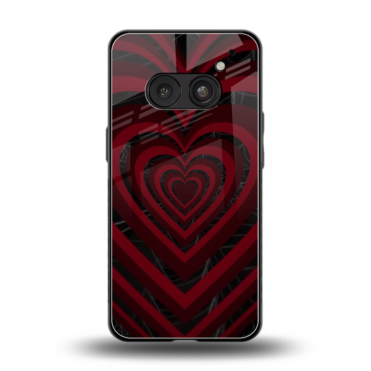 Y2K Hearts X Spider back phone cover | glass case for nothing phone 2a plus