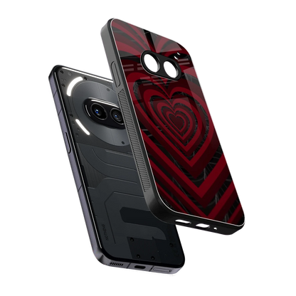 Y2K Hearts X Spider sleek nothing phone 2a cover with tempered glass back and TPU edges