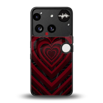 Y2K Hearts X Spider back phone cover | glass case for nothing phone 3