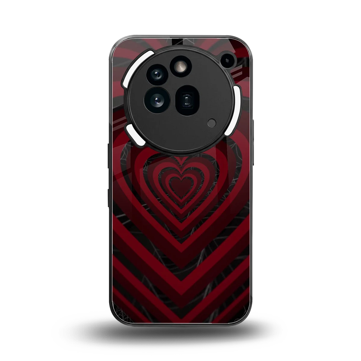 Y2K Hearts X Spider back phone cover | glass case for nothing phone 3a pro