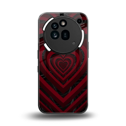 Y2K Hearts X Spider back phone cover | glass case for nothing phone 3a pro